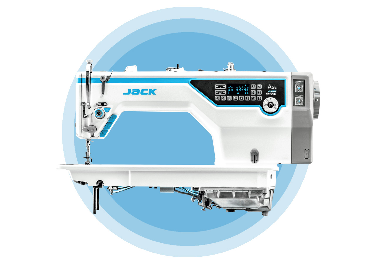 Máquina de Costura Ponto Corrido Eletrónica – JACK A5E-AMH
