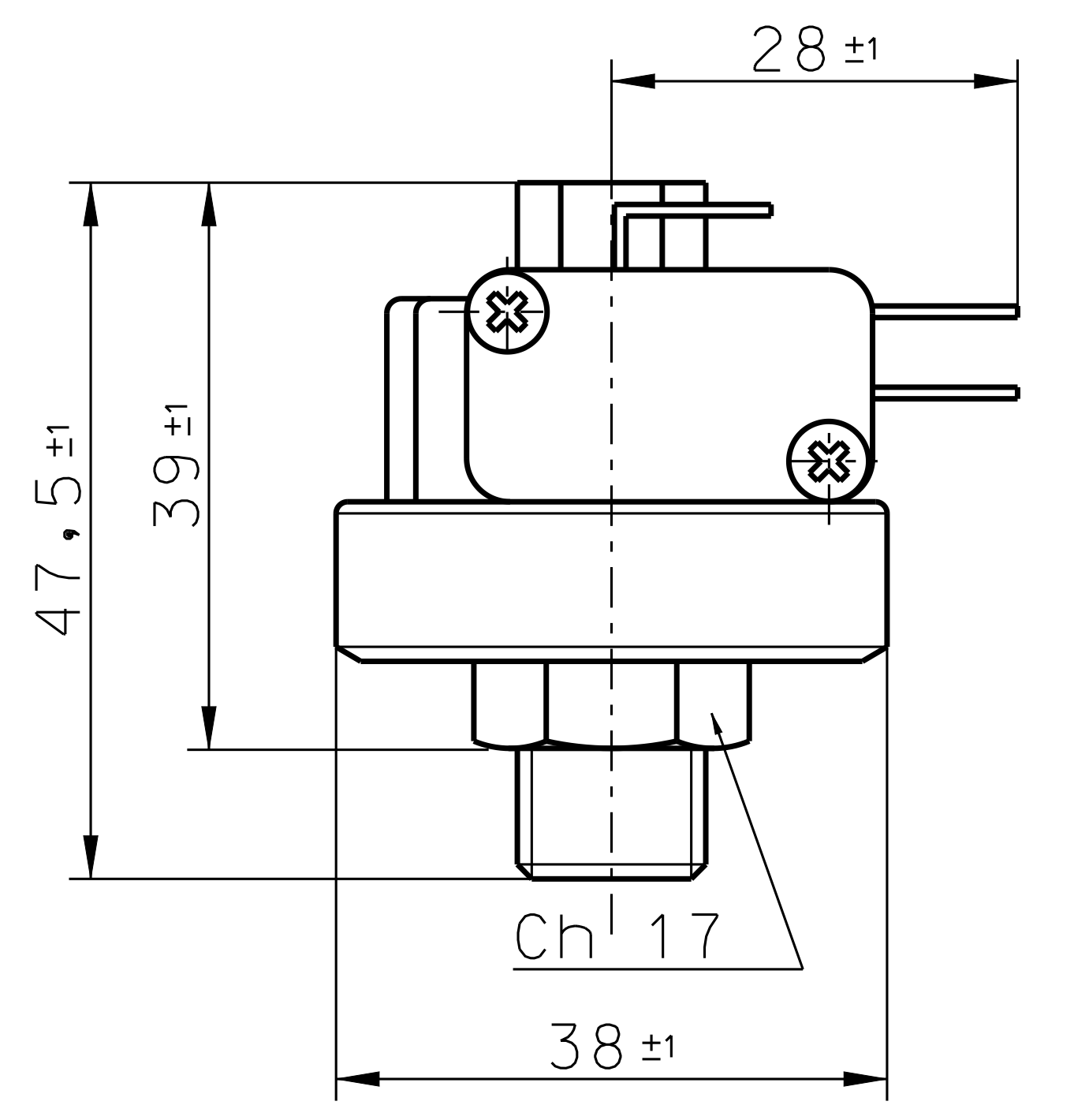 Pressostato XP110 - COMEL A0072